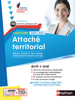 Concours attaché territorial 2020/2021 - N° 40