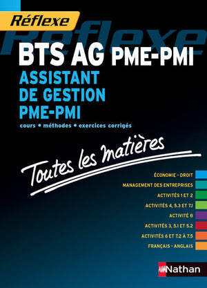 Toutes les matières BTS Assistant de gestion PME-PMI