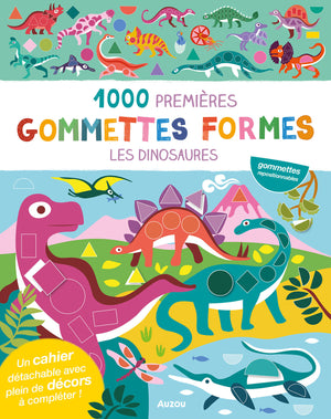 Mes tout premiers autocollants - 1000 gommettes formes - Dinosaures