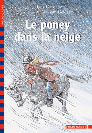 Le poney dans la neige