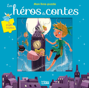 Mon livre puzzle 12 pièces: Les héros de contes