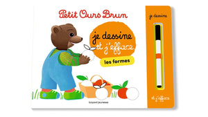 Je dessine et j'efface les formes avec Petit Ours Brun