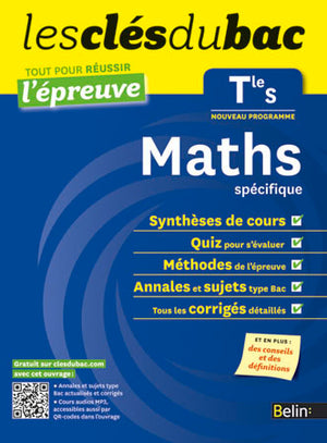 Maths Tle S spcifique - Russir l'preuve