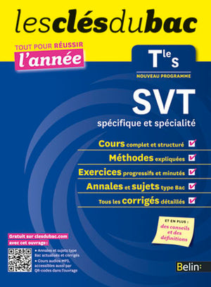 Cls du Bac - SVT Tle S spcifique et spcialit - Russir l'anne