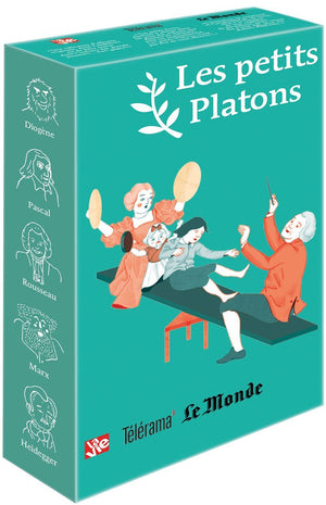 Les petits Platons: 5 volumes : Le cafard de Martin Heidegger ; Le fantôme de Karl Marx ; Moi, Jean-Jacques Rousseau ; Diogène l'homme chien ; Visite d'un jeune libertin à Blaise Pascal