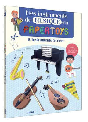 Papertoys Auzou - Mes instruments de musique