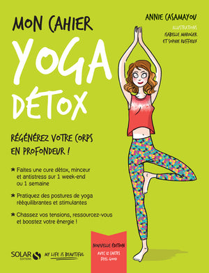 Mon cahier Yoga détox avec cartes