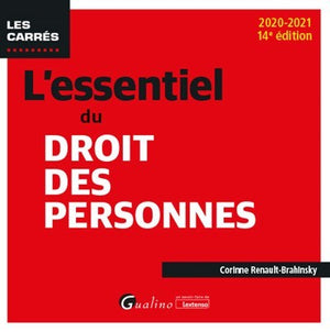 L'essentiel du droit des personnes