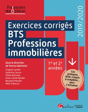 Exercices corrigés du BTS Professions immobilières