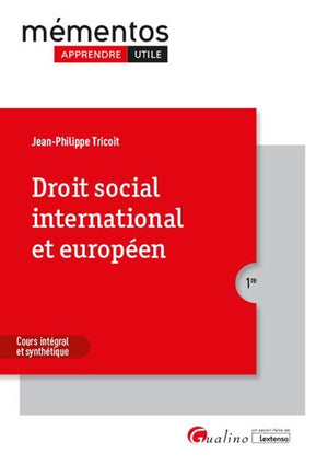 Droit social international et européen