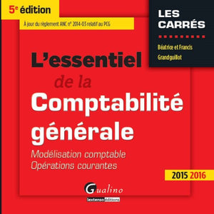 L'Essentiel de la comptabilité générale 2015 - T1 - Modélisation comptable - Opérations courantes, 5