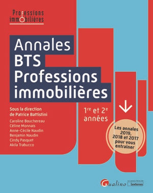 Annales BTS - Professions immobilières