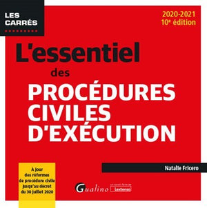 L'essentiel des procédures civiles d'exécution