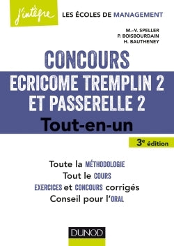 Concours Écricome Tremplin 2 et Passerelle 2