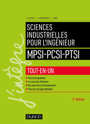 Sciences industrielles pour l'ingénieur MPSI-PCSI-PTSI - 2e éd.