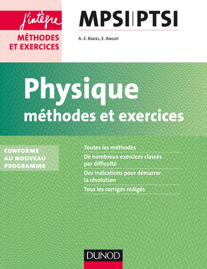 Physique Méthodes et Exercices MPSI-PTSI - 2e éd.