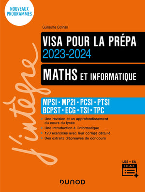 Maths et informatique - Visa pour la prépa 2023-2024