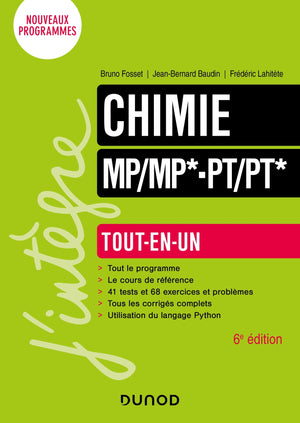 Chimie Tout-en-un MP/MP*-PT/PT* - 6e éd.