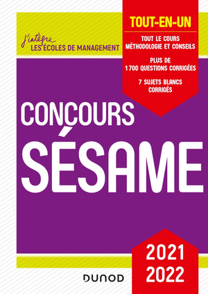 Concours Sésame 2021-2022 - Tout-en-un