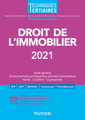 Droit de l'immobilier 2021