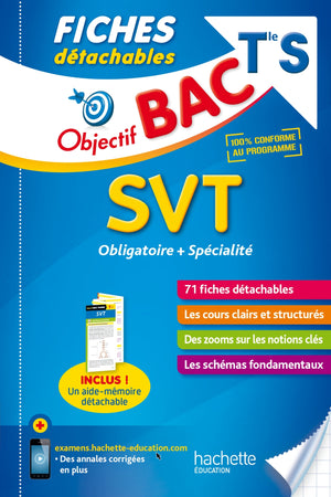 Objectif Bac Fiches détachables SVT Term S