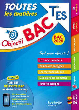 Objectif Bac 2020 Toutes Les Matieres Term ES