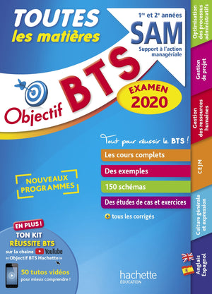 Objectif BTS SAM 2020 Toutes les matières