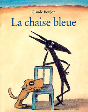 Chaise bleue