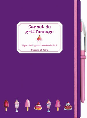 Carnet de griffonnage spécial gourmandise