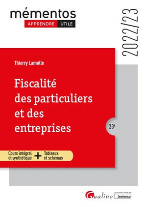 Fiscalité des particuliers et des entreprises