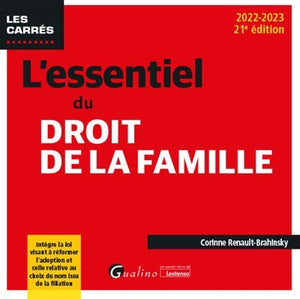 L'essentiel du droit de la famille