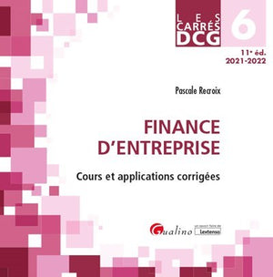 DCG 6 - Finance d'entreprise