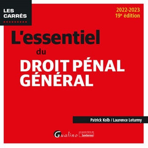 L'essentiel du droit pénal général