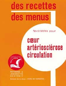 Recettes et menus pour coeur artériosclérose