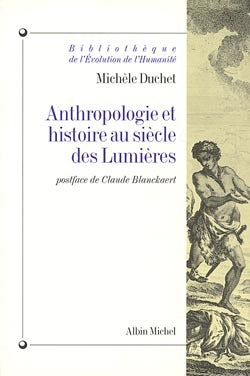 Anthropologie et histoire au siècle des Lumières