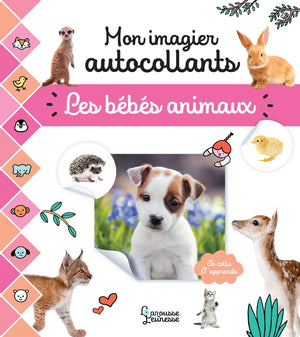 Mon imagier autocollants - Les bébés animaux