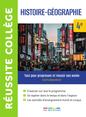 Réussite collège histoire-géographie 4e