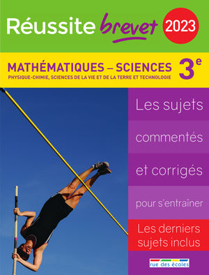 Réussite brevet 2023 mathématiques-sciences 3e