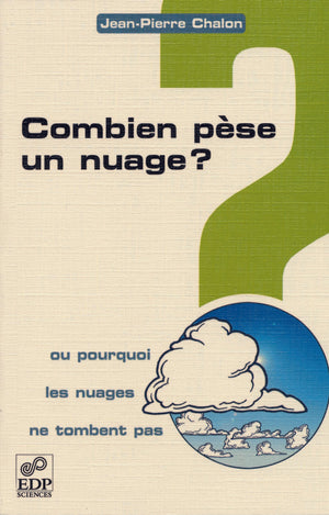 Combien pèse un nuage ?