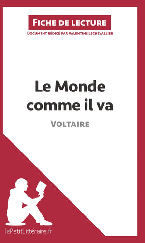 Le Monde comme il va de Voltaire (Fiche de lecture)