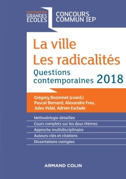 La ville, les radicalités - Questions contemporaines IEP 2018