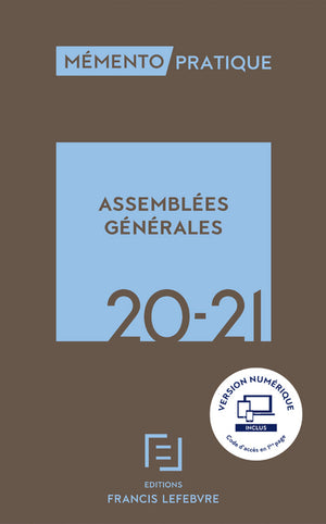 Mémento Assemblées générales 2020-2021