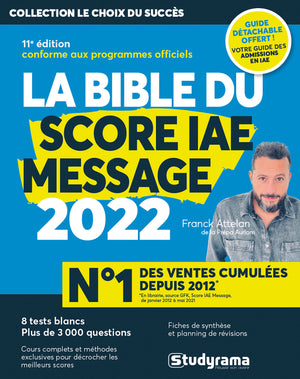 La bible du score IAE message 2022