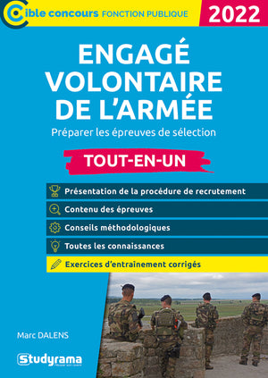 Engagé volontaire de l’armée – Tout-en-un: Préparer les épreuves de sélection – Édition 2022