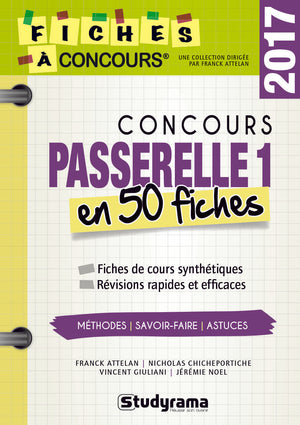 Concours passerelle 1 en 50 fiches 2017