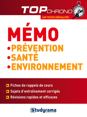 Mémo prévention santé environnement (PSE)