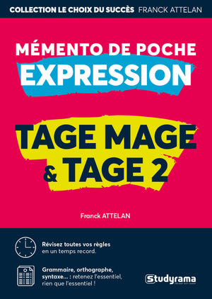 Mémento de poche Expression tage mage et tage 2