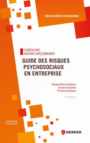 Guide des risques psychosociaux en entreprise: Dispositifs juridiques. Leviers d'action. Fiches pratiques