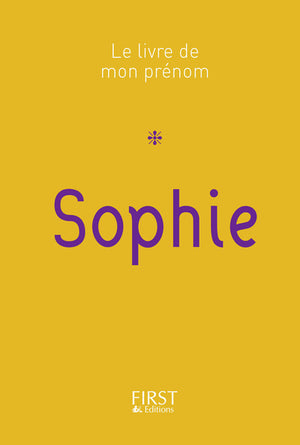 Le Livre de mon prénom - Sophie 19