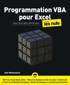 Programmation VBA pour Excel 2021